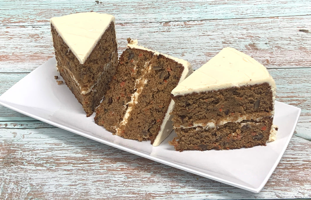 IN STORE ONLY - Keto Carrot Cake by the Slice - Gluten Free, Sugar Free, Low Carb, Keto & Diabetic Friendly