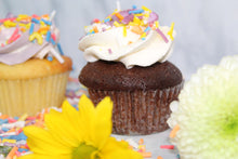 Load image into Gallery viewer, IN STORE ONLY - Keto Cupcakes - Chocolate Decorated Cupcake - Gluten Free, Sugar Free, Low Carb &amp; Keto Approved

