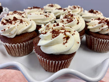 Load image into Gallery viewer, Keto Cupcakes - Red Velvet Decorated - Cream Cheese Buttercream - IN STORE ONLY
