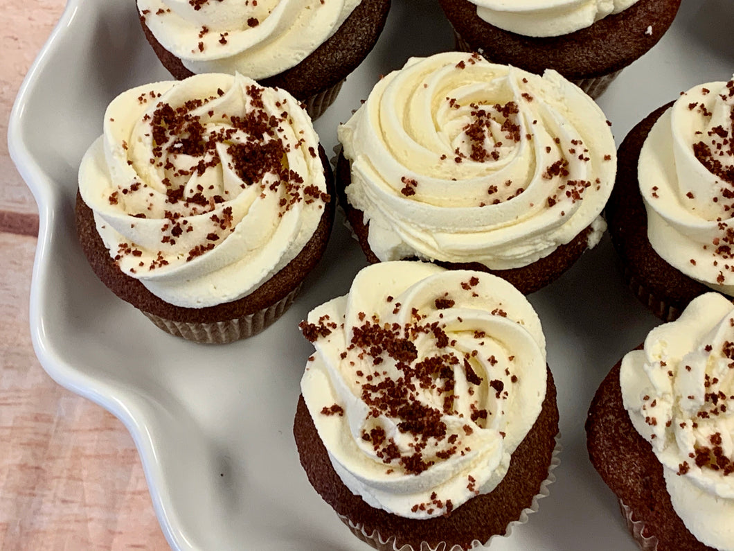 Keto Cupcakes - Red Velvet Decorated - Cream Cheese Buttercream - IN STORE ONLY
