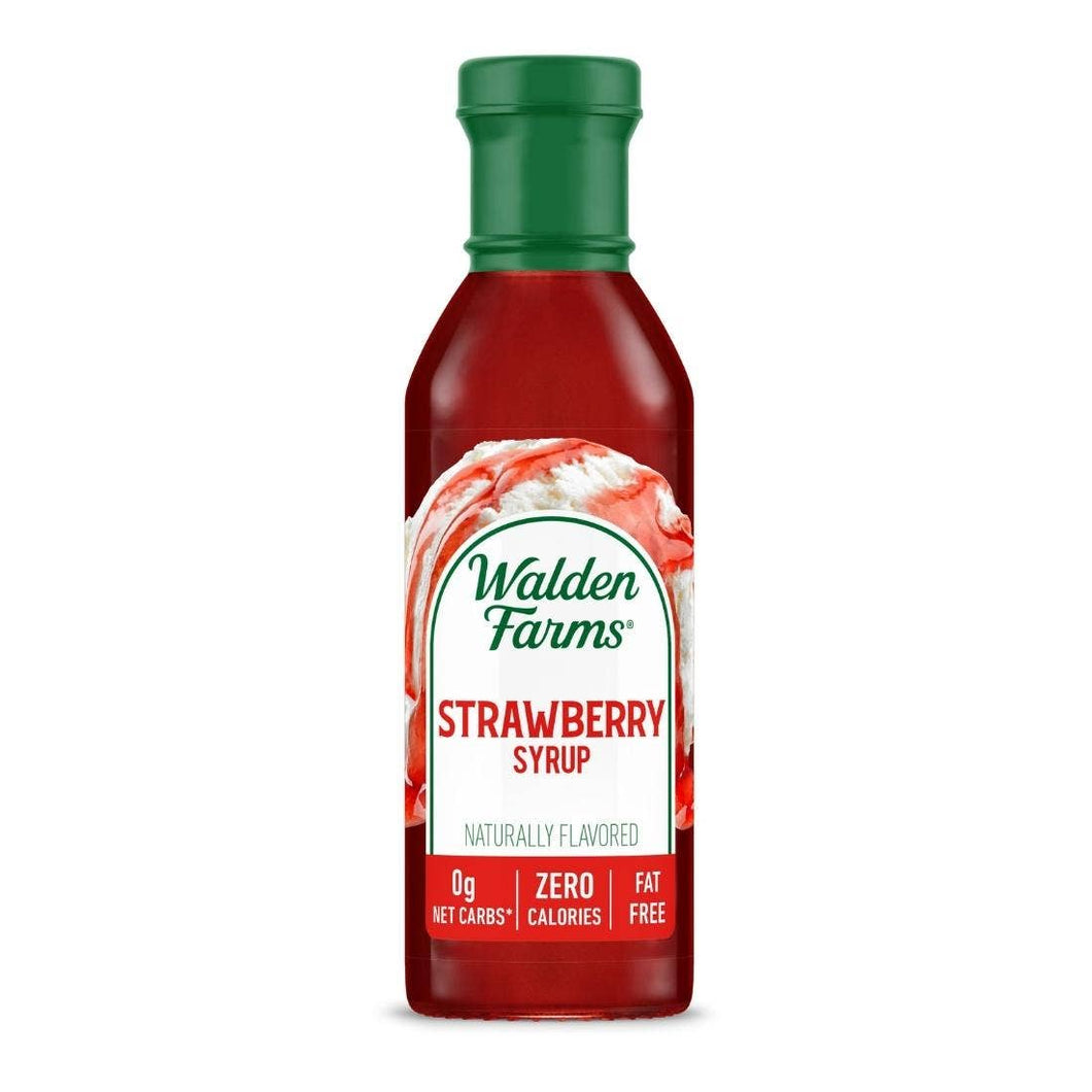 Walden Farms - Strawberry Syrup - Gluten Free, Sugar Free, ZERO Carb, VEGAN & Keto Approved