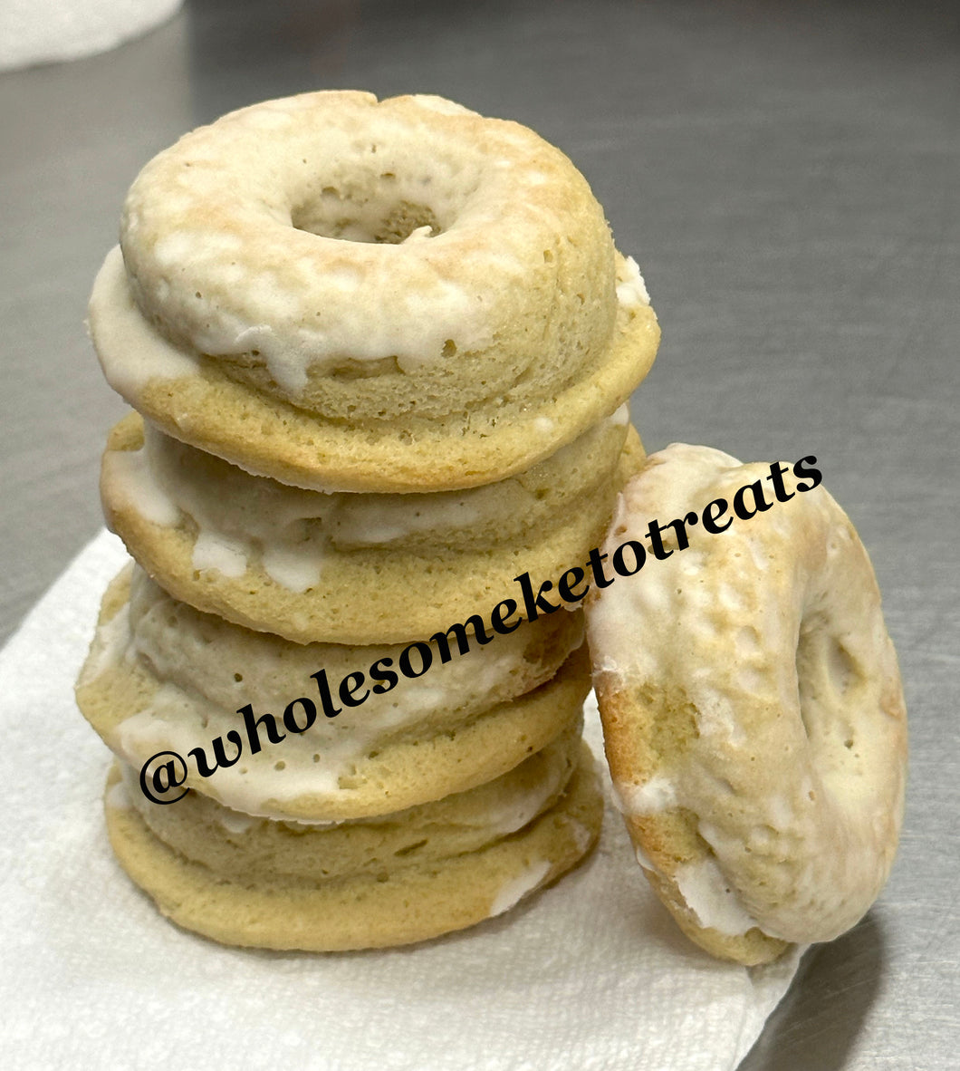 Keto Glazed Doughnuts - Keto Donut - Gluten Free, Sugar Free, Low Carb & Keto Approved