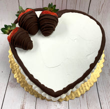 Load image into Gallery viewer, IN STORE ONLY - Keto 8&quot; Heart Cake - Decorated Heart Shaped Cake - Gluten Free, Sugar Free, Low Carb, Keto &amp; Diabetic Friendly
