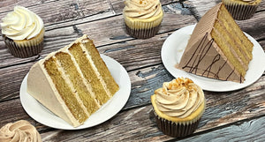 IN STORE ONLY - Keto Peanut Butter Cake - By the Slice - Gluten Free, Sugar Free, Low Carb, Keto & Diabetic Friendly