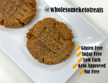 Load image into Gallery viewer, Keto Peanut Butter Cookies - Gluten Free, Sugar Free, Low Carb &amp; Keto Approved
