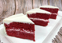 Load image into Gallery viewer, IN STORE ONLY - Keto Red Velvet Cake, Decorated with Cream Cheese Icing - Gluten Free, Sugar Free, Low Carb, Keto &amp; Diabetic Friendly
