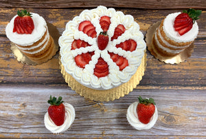 IN STORE ONLY - Keto 8" Strawberry Short Cake - Gluten Free, Sugar Free, Low Carb, Keto & Diabetic Friendly