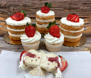 IN STORE ONLY - Keto 8" Strawberry Short Cake - Gluten Free, Sugar Free, Low Carb, Keto & Diabetic Friendly