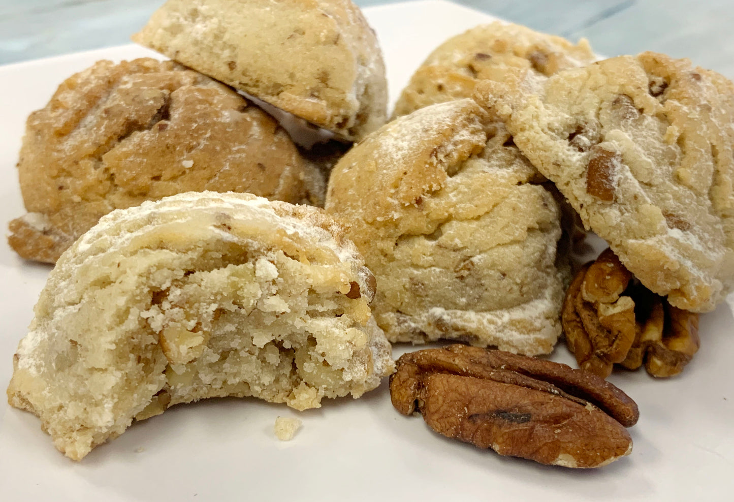 Carb Smart Snowball Cookies - Keto Pecan Cookie - Egg FREE, Gluten Free, Sugar Free, Low Carb & Keto Approved