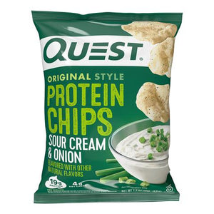 Quest Nutrition - Tortilla Style Protein Chips - Sour Cream & Onion - High Protein, Low Carb, Keto Friendly