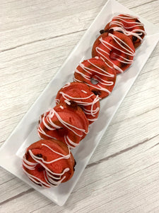 Keto Strawberry White Chocolate Chip Doughnuts - Gluten Free, Sugar Free, Low Carb & Keto Approved