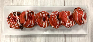 Keto Strawberry White Chocolate Chip Doughnuts - Gluten Free, Sugar Free, Low Carb & Keto Approved