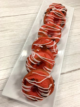 Load image into Gallery viewer, Keto Strawberry White Chocolate Chip Doughnuts - Gluten Free, Sugar Free, Low Carb &amp; Keto Approved
