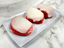 Load image into Gallery viewer, Keto Strawberry Cream Filled Doughnuts with Glaze - Gluten Free, Sugar Free, Low Carb &amp; Keto Approved
