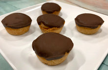 Load image into Gallery viewer, Keto Tag-A-Long Cookie Bites - Shortbread, Peanut Butter &amp; Chocolate Cookies - Gluten Free, Sugar Free, Low Carb &amp; Keto Approved
