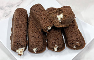 Keto Twinkies, Chocolate Sponge Cake with Sugar Free Buttercream - Gluten Free, Sugar Free, Low Carb, Keto & Diabetic Friendly